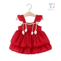bebeshka-detska-roklq-daisy-tulip-red