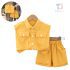 Set de 2 piese cu cămașă și pantaloni scurți Little Yellow Ranger