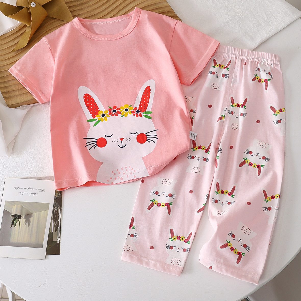 bebeshka-detska-pijama-flower-kitty