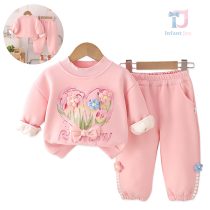 bebeshki-detski-vatiran-komplekt-rainbow-flower-pink