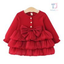 bebeshka-detska-roklq-Sweet Cream-red