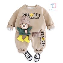 bebeshki-detski-komplekt-Bear Fun-chocolate