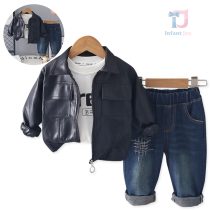 bebeshki-detski-komplekt-Little Maverick Black