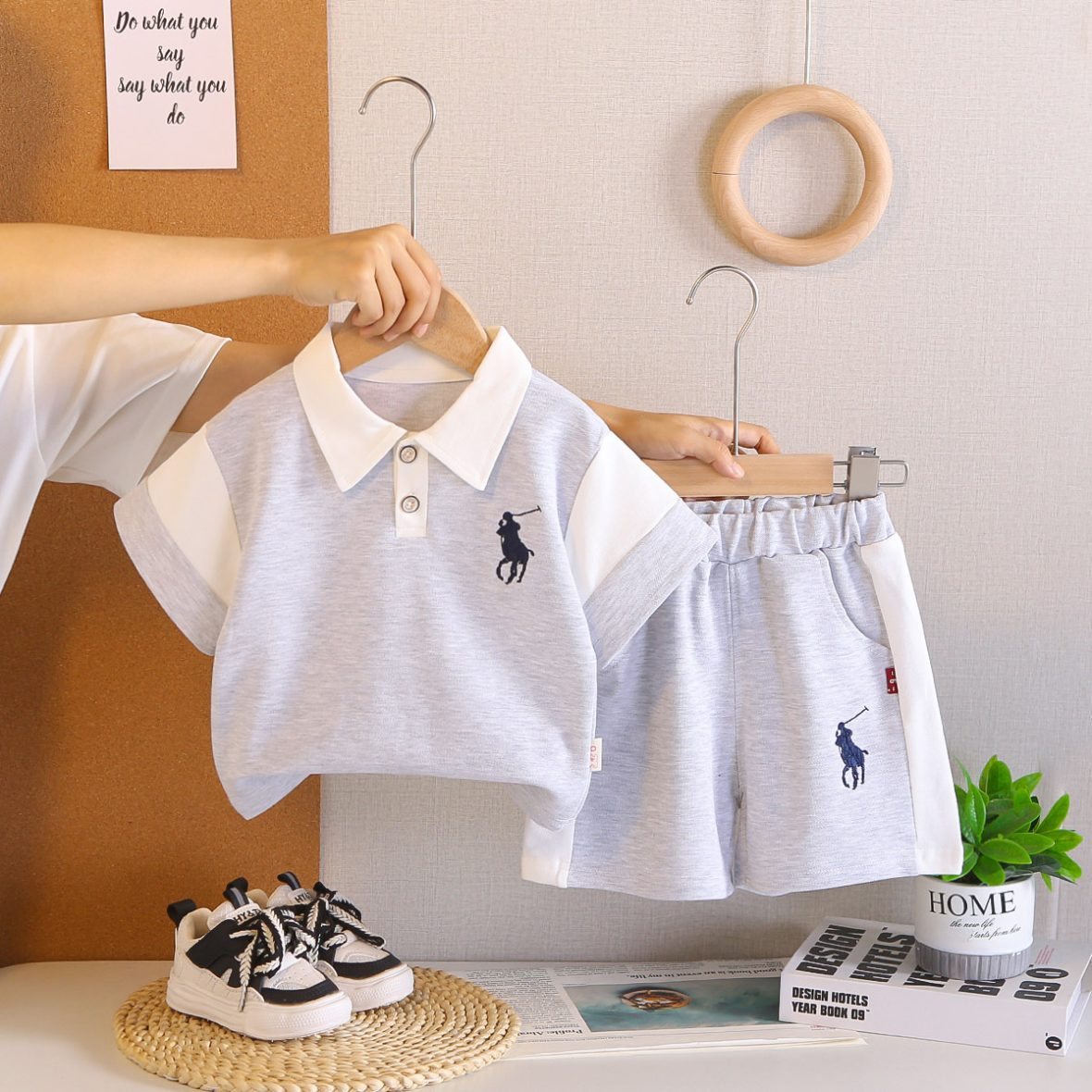 bebeshki-detski-komplekt-Summer Polo Grey (3)