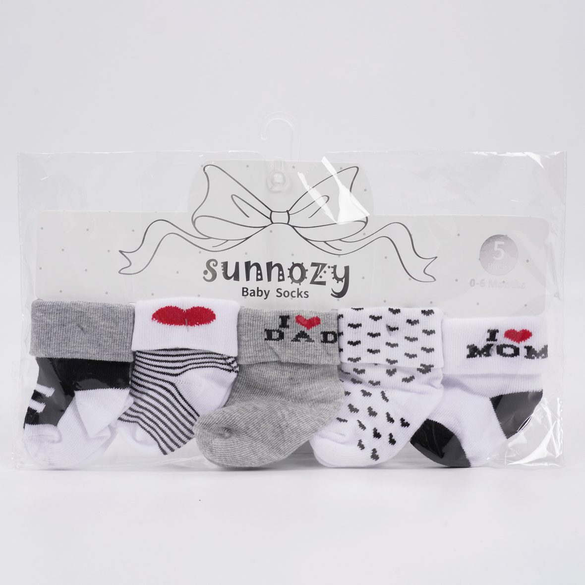 bebeshki-destki-chorapi-I Love You Grey