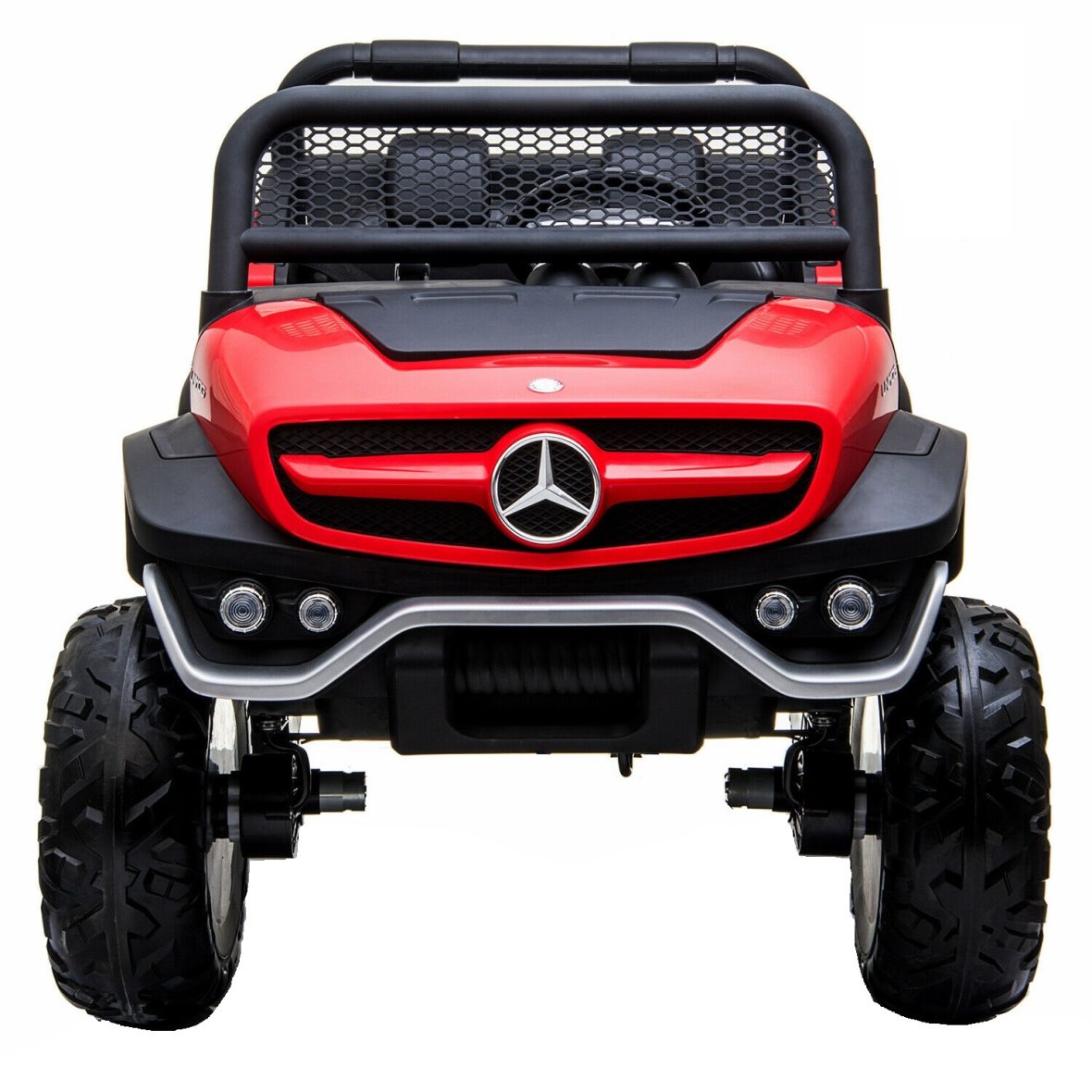 masinuta-electrica-pentru-2-copii-licenta-mercedes-unimog-4×4-140w-premium-rosu-796929
