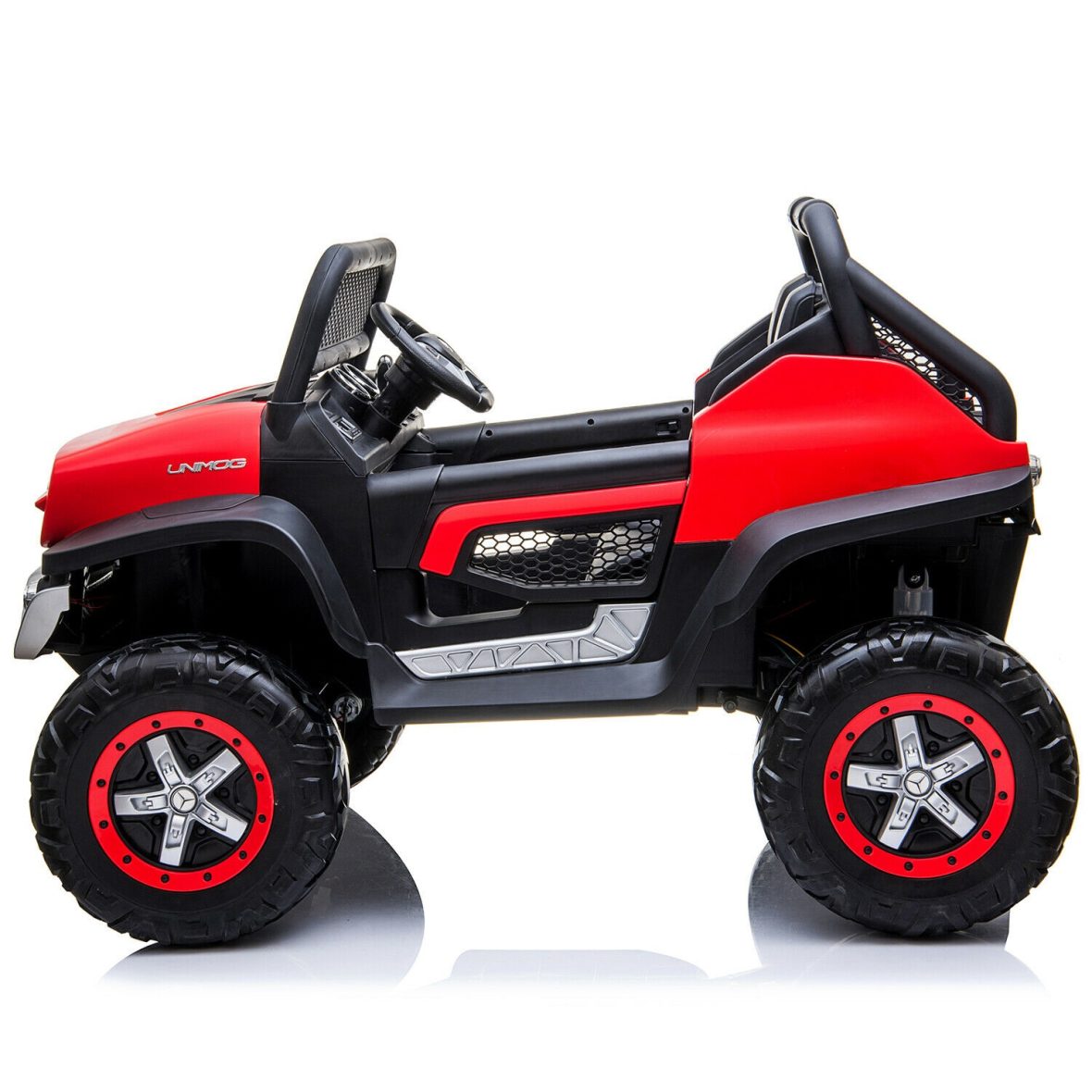 masinuta-electrica-pentru-2-copii-licenta-mercedes-unimog-4×4-140w-premium-rosu-983864
