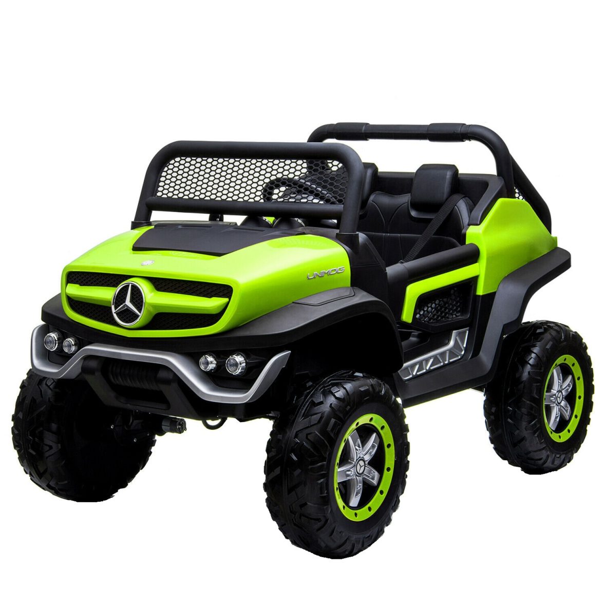masinuta-electrica-pentru-2-copii-mercedes-unimog-4×4-140w-premium-culoare-verde-426840