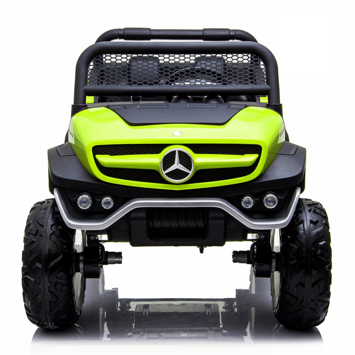 masinuta-electrica-pentru-2-copii-mercedes-unimog-4×4-140w-premium-culoare-verde-853722
