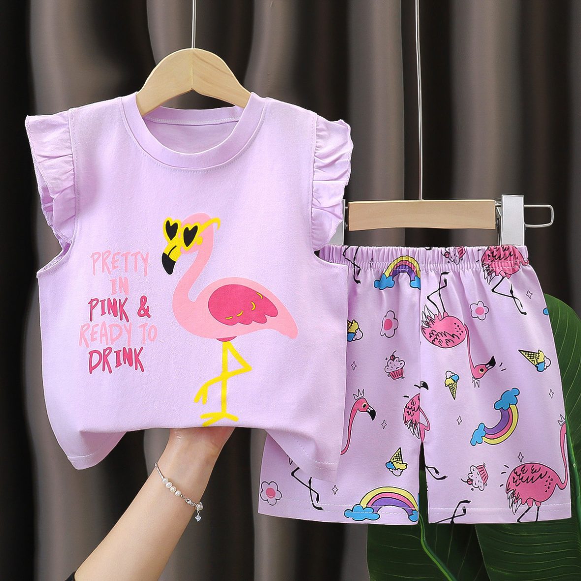 bebeshki-destki-komplekt-Magic Flamingo
