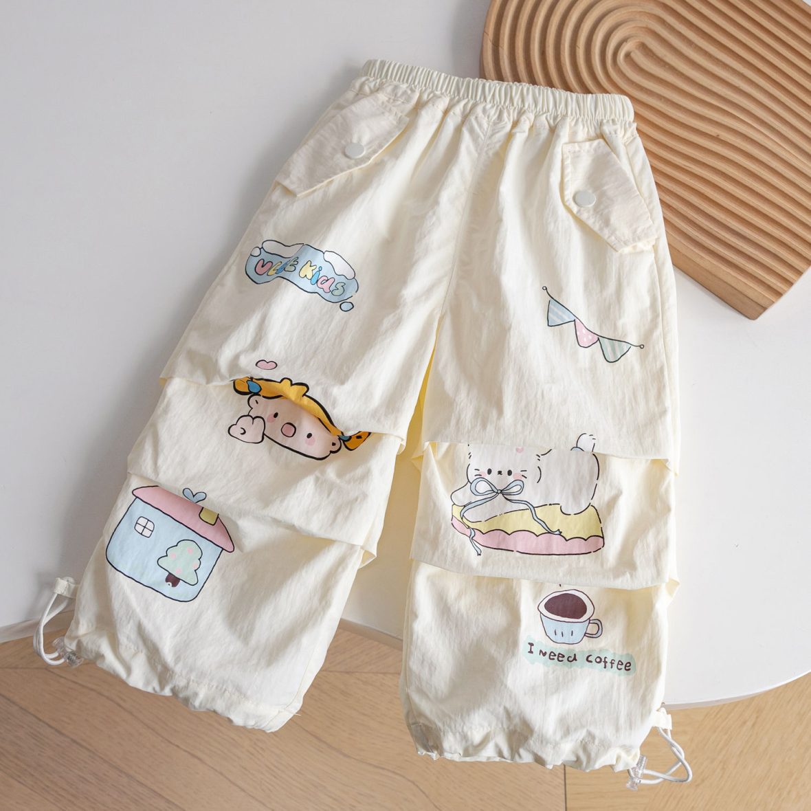 bebeshki-detska-pantalon-Coffee Time Vanilla (1)