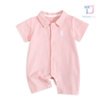 bebeshki-detski-rompur-Baby Polo Pink