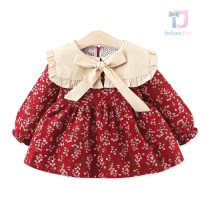 bebeshka-detska-roklq-Wildflower-Red