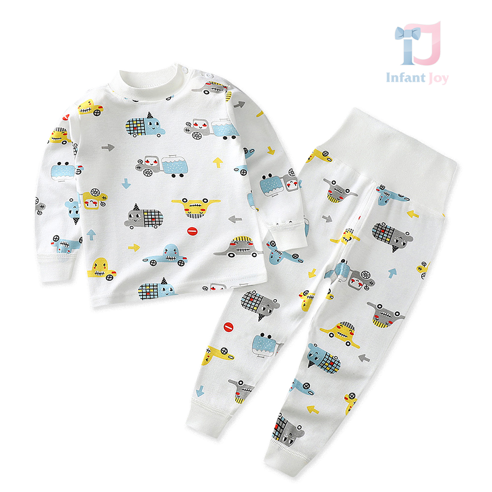 Set pijama de 2 piese cu talie lunga White Traffic