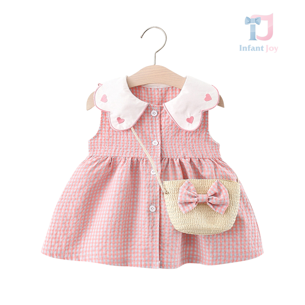 Set de 2 piese cu rochie și geanți de paie Stylish Kare