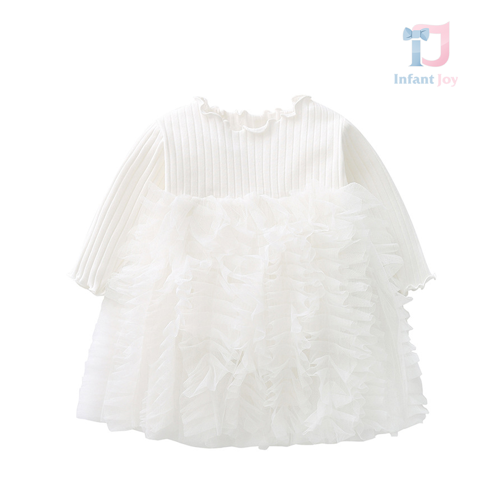 Rochie formala cu volane cu tutu Cotton Candy White