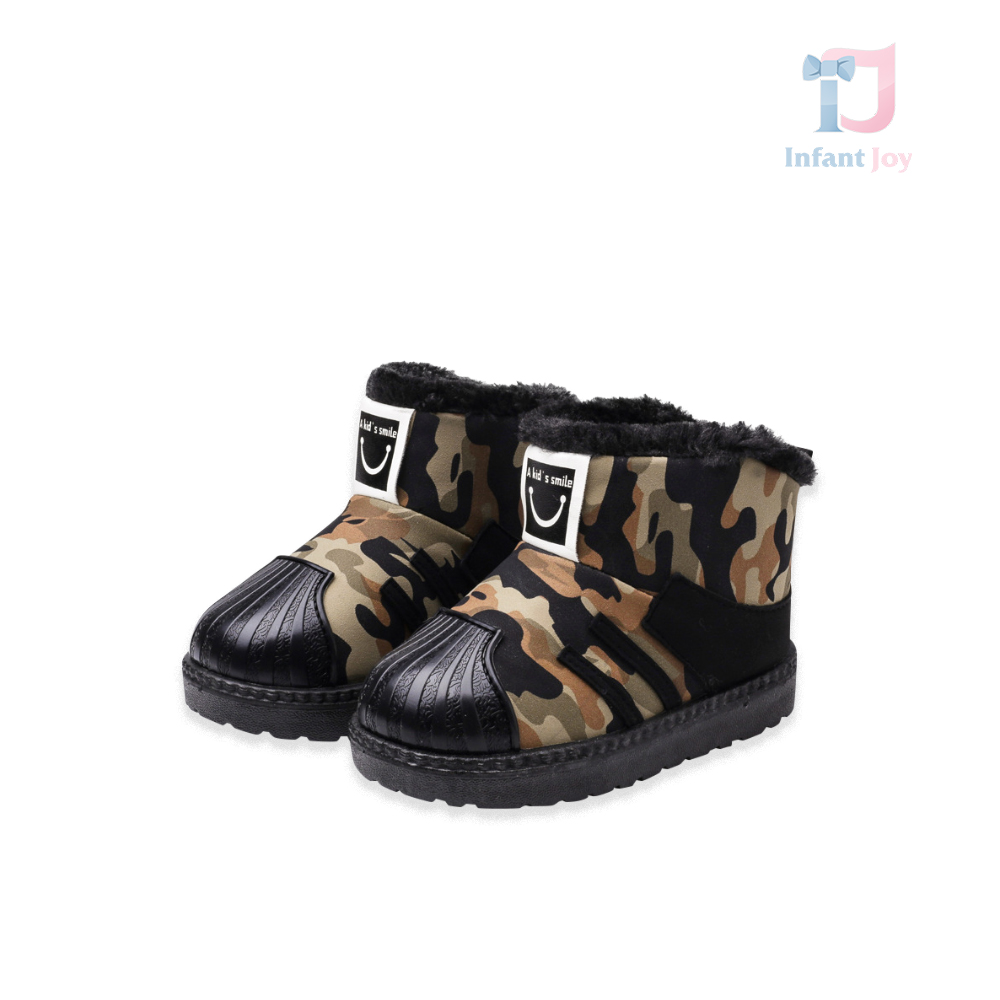 Apresques cu vată interioară și față întărită din cauciuc Kid's Smile Beige