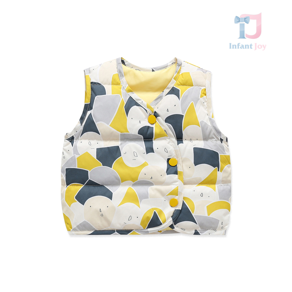 Vestă impermeabilă din puf de gâscă cu două fețe premium Pop Figures