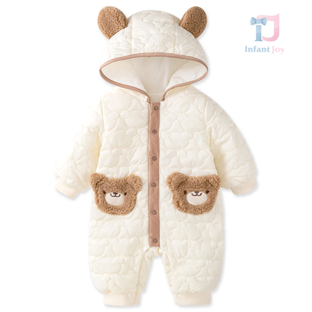 Salopetă matlasată cu închidere Tic-Tac Baby Bear