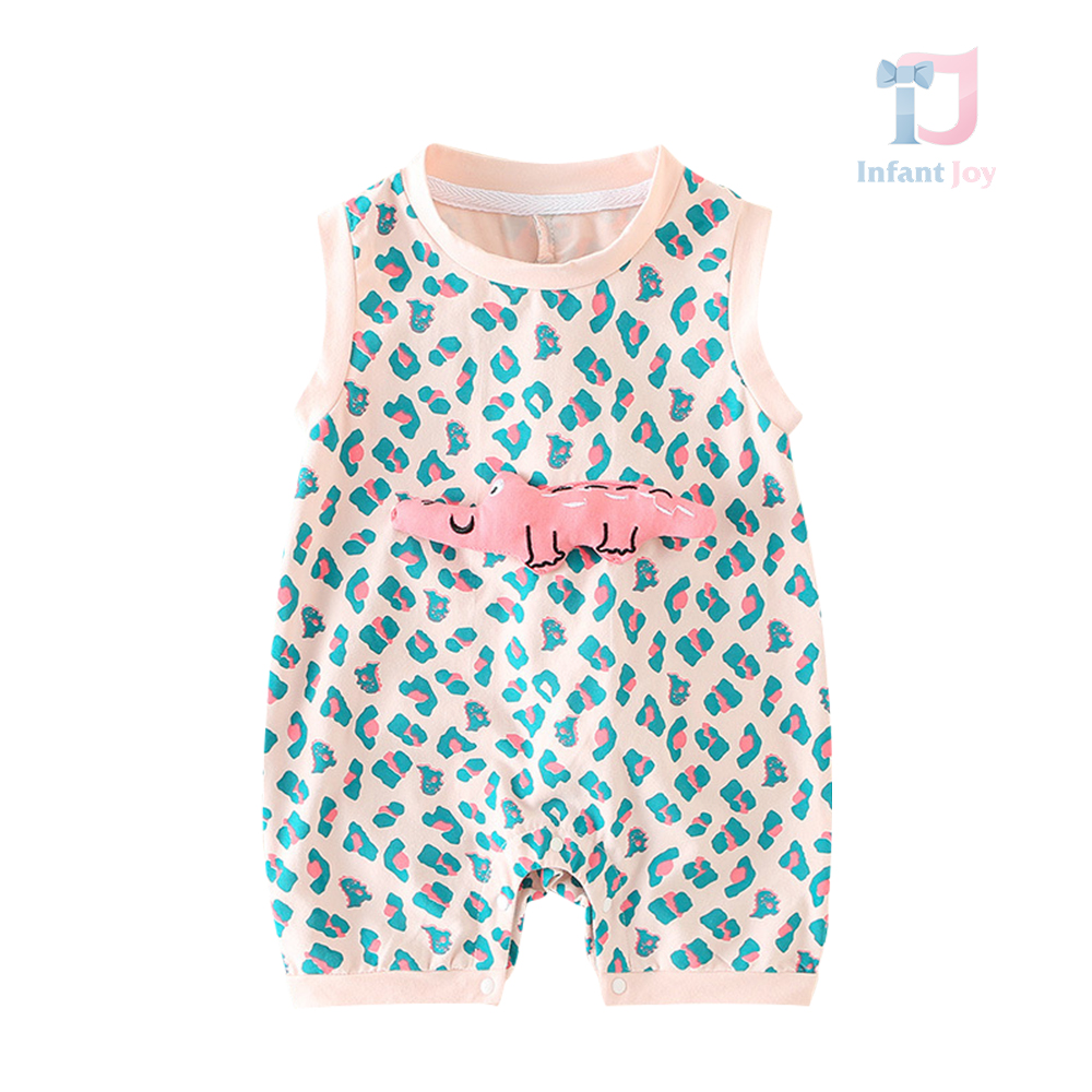 Salopetă cu element 3D Croco in Pink