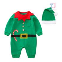 Set de Crăciun cu salopetă și pălărie Jingle Bells