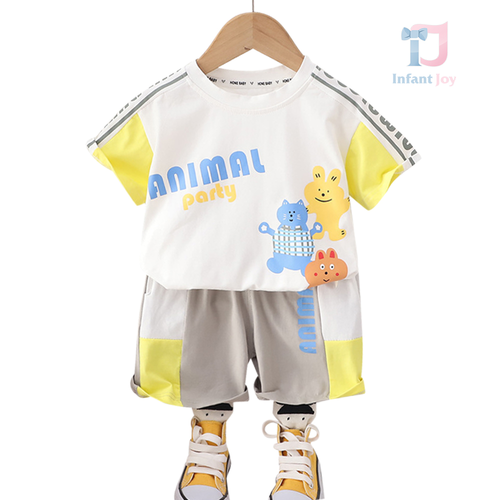 Set sport de 2 piese Animal Party Yellow