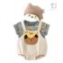 Set de 2 piese cu elemente 3D Banana Bear