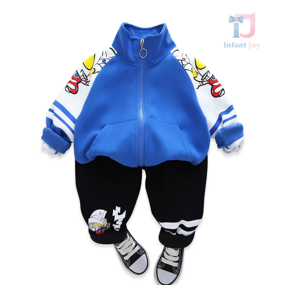 Set sport de 2 piese cu guler înalt Blue Ranger