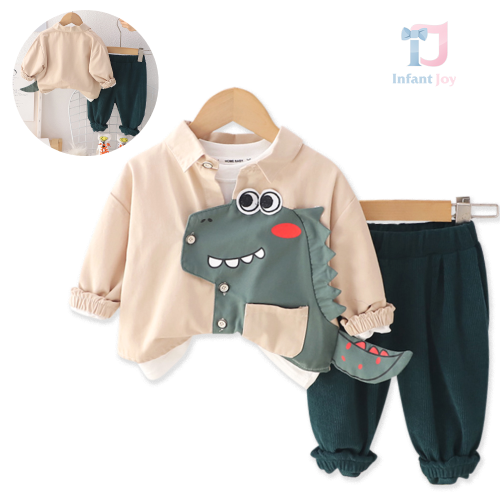 Set de 2 peise cu aplicație 3D Croco Smile