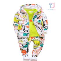 Set sport de 3 piese cu glugă Dino Adventure