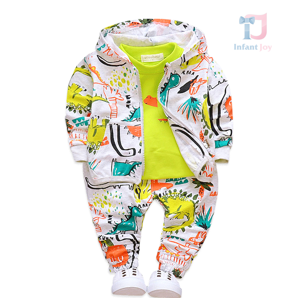 Set sport de 3 piese cu glugă Dino Adventure