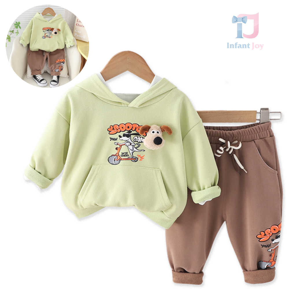 Set de 2 piese cu glugă Doggo Scooter