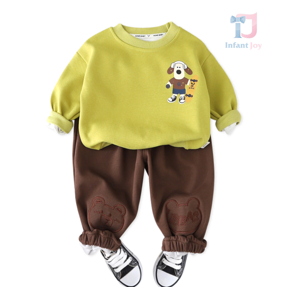 Set de 2 piese cu broderie Good Skate Friends