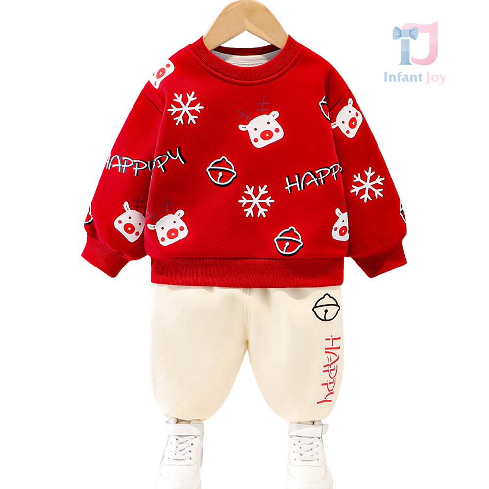 Set de Crăciun matlasat Happy Reindeer – 2 piese