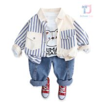 Set de 3 piese cu pantaloni denim și cămașă Human Made