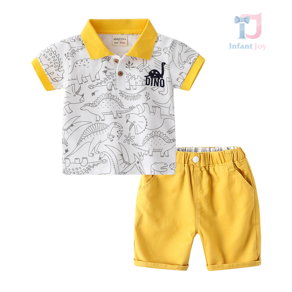 Set de 2 piese cu guler clasic My Dino