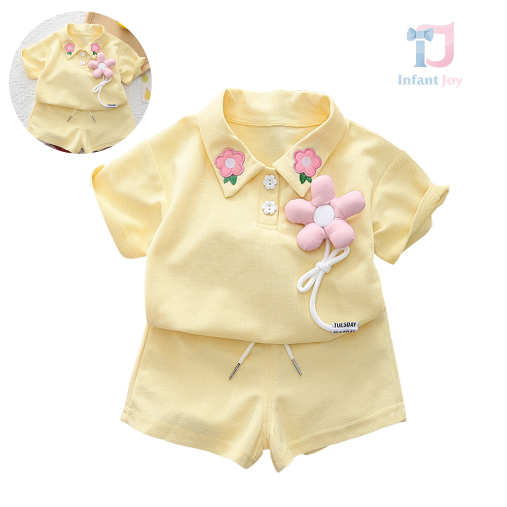 Set de 3 piese cu elemente 3D Sunny Flower