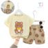 Set de 2 piese cu papion 3D Little Bear