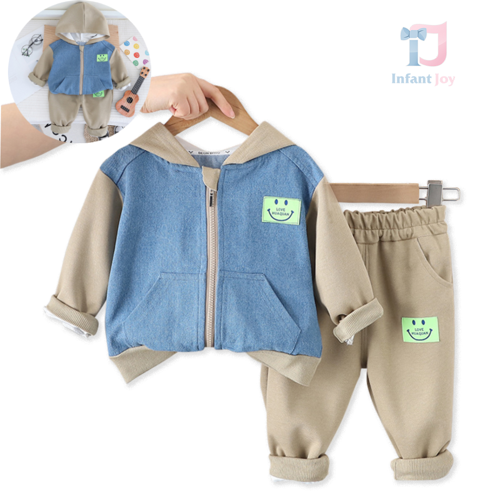 Set sport de 2 piese cu hanoră și blugi Love Neo Nisto