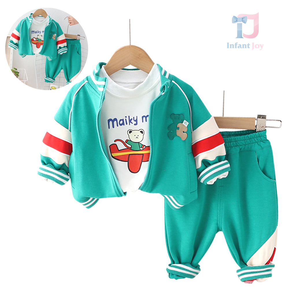 Set sport de 3 piese Maiky’s Plane Green