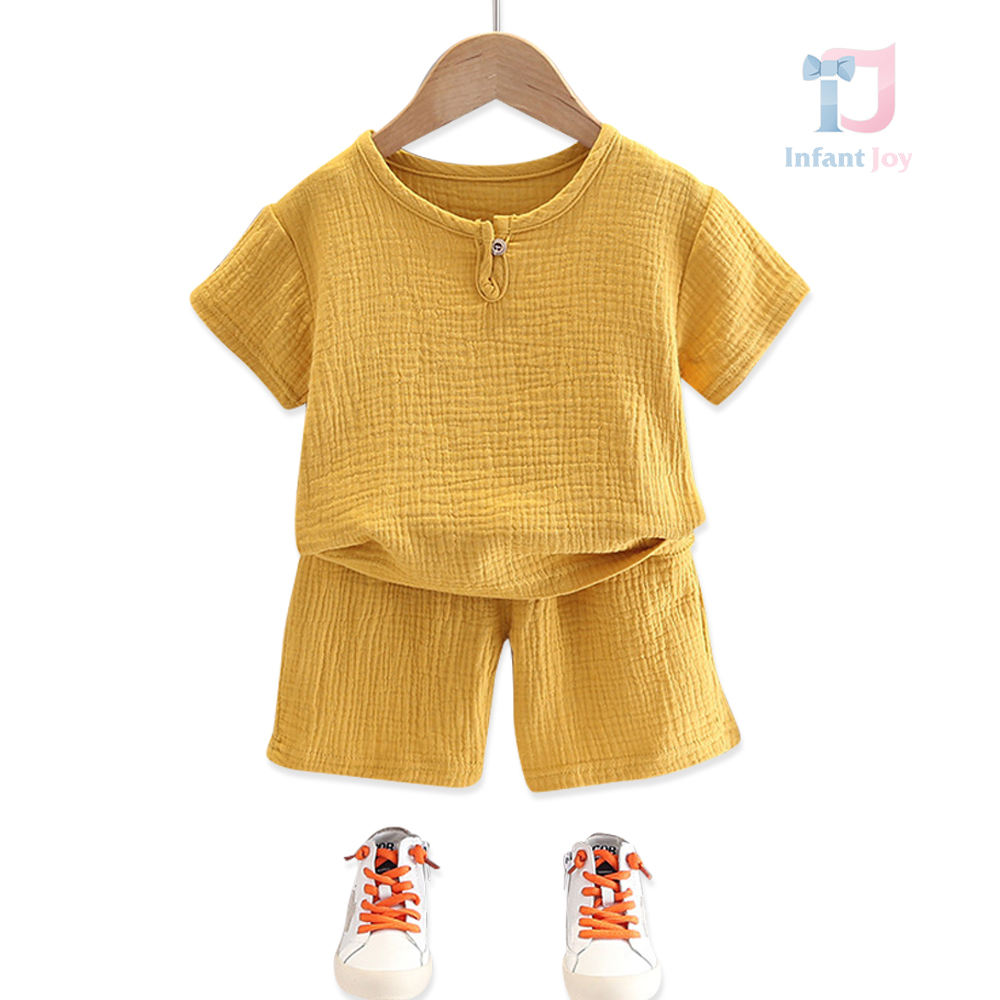 Set de 2 piese din muselină Handsome Dijon