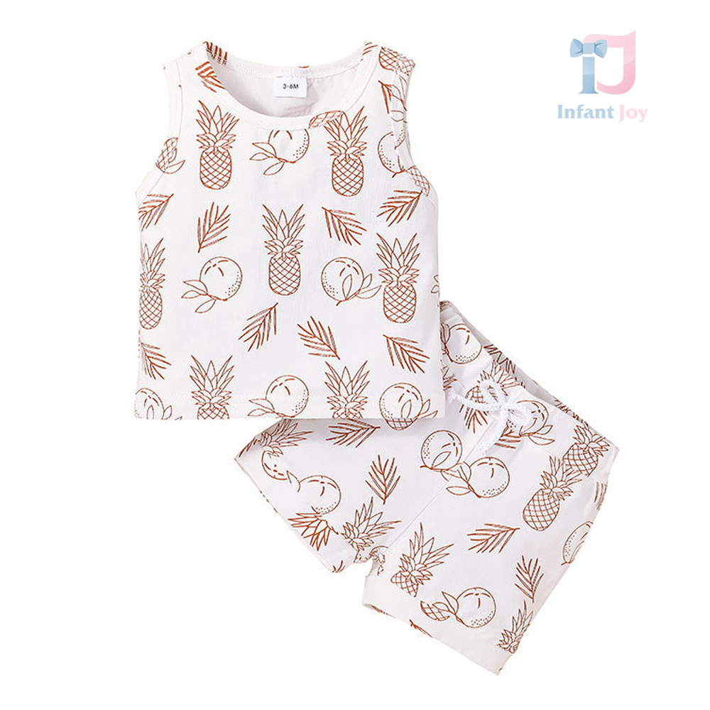 Set de 2 piese Pineapple Fiesta White