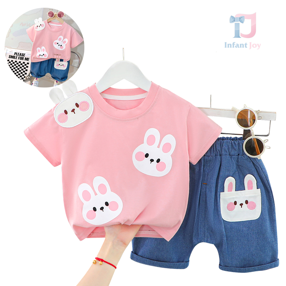 Set de 2 piese cu elemente adăugate Pink Mini Bunnies