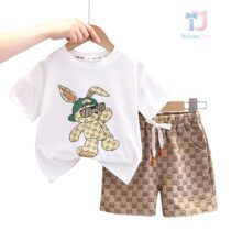 Set de 2 piese cu design ștanțat Rabbit Boy