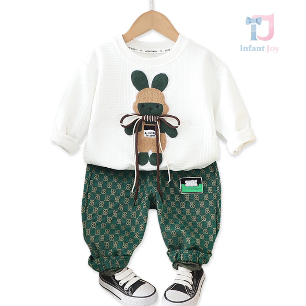 Set cu Relief și Accent 3D Rabbit Toy White