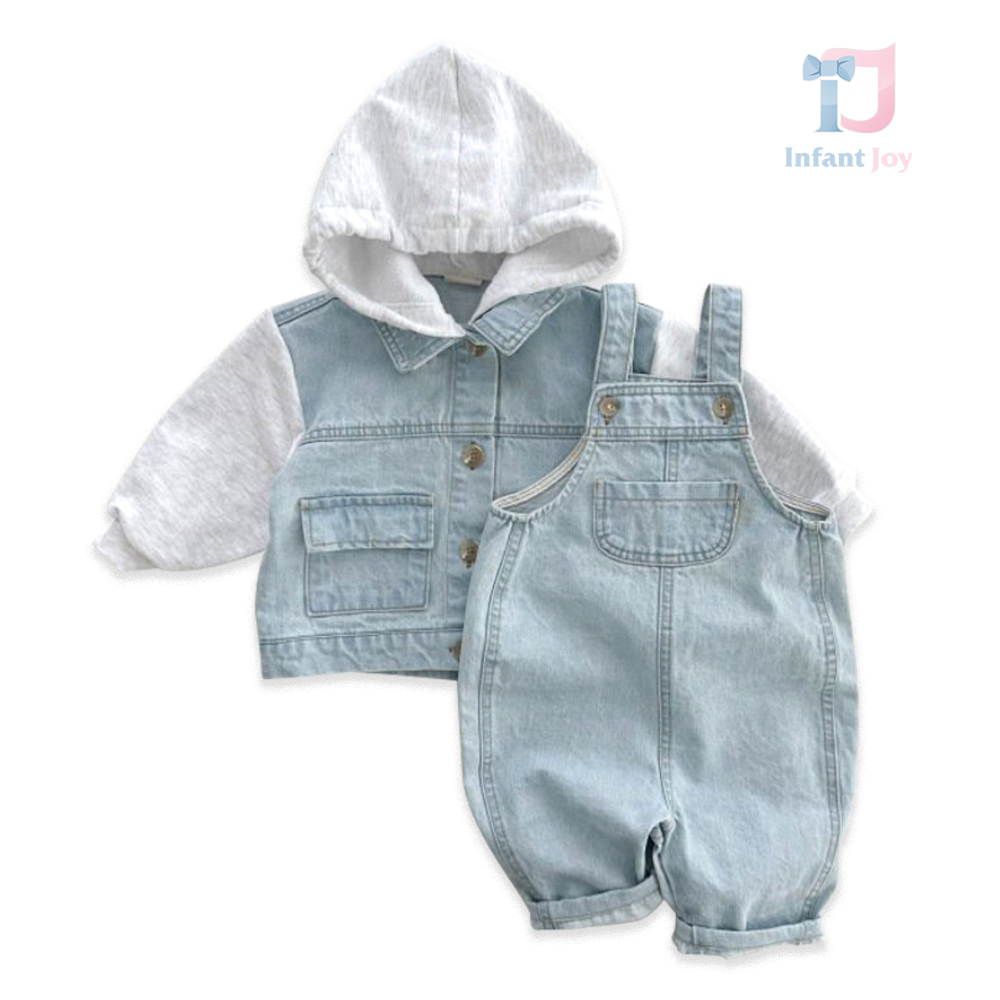 Set denim, salopetă și bomber The Sky is My Limit