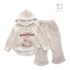 Set sport de 2 piese cu glugă și Charleston discret Beige Habitat