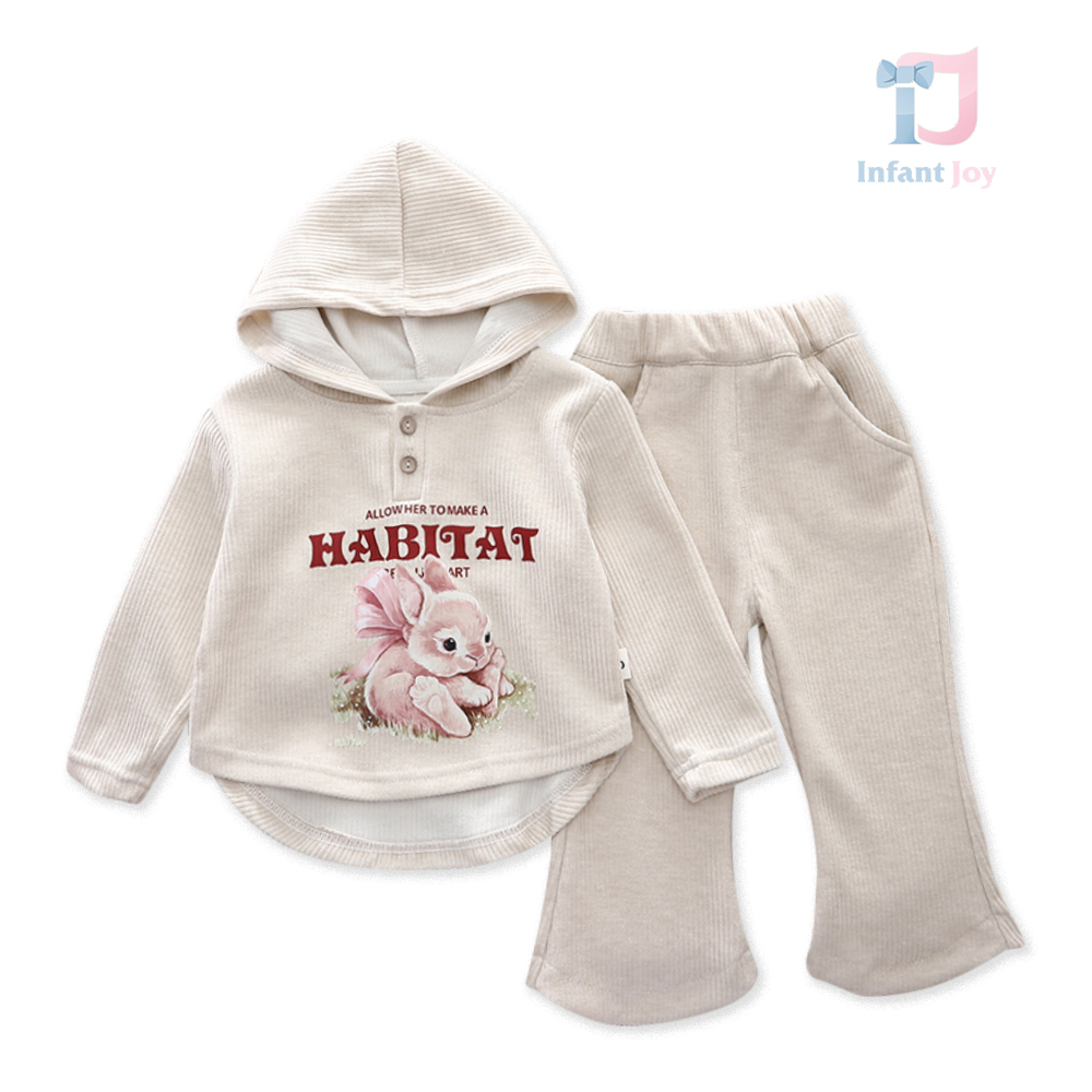 Set sport de 2 piese cu glugă și Charleston discret Beige Habitat