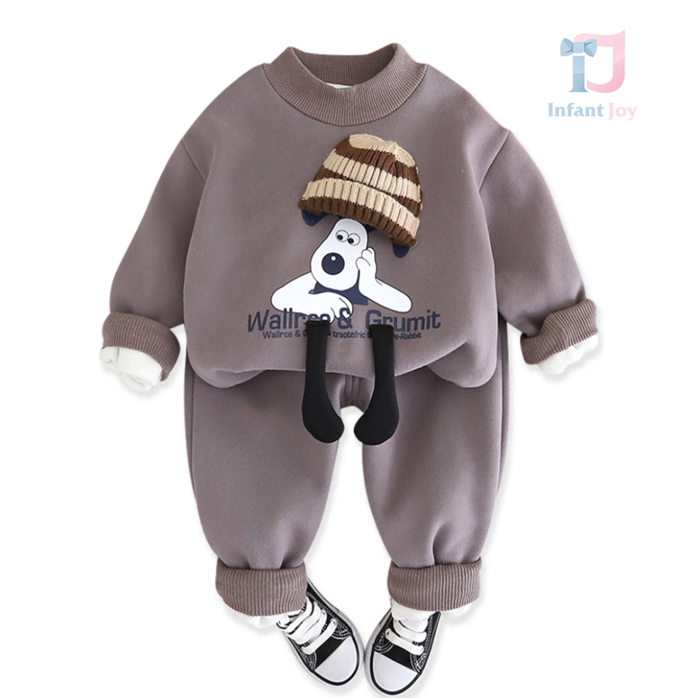 Set matlasat de 2 piese cu elemente 3D Wallreo Grumit