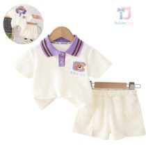 Set de 2 piese cu efect de vafe White Bear Joy